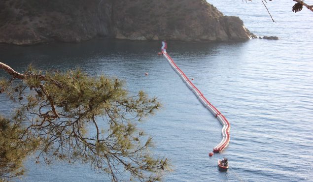 marine equipment in ocean