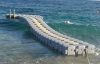 dock in stormy seas