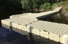 Rotodock L shaped pontoon