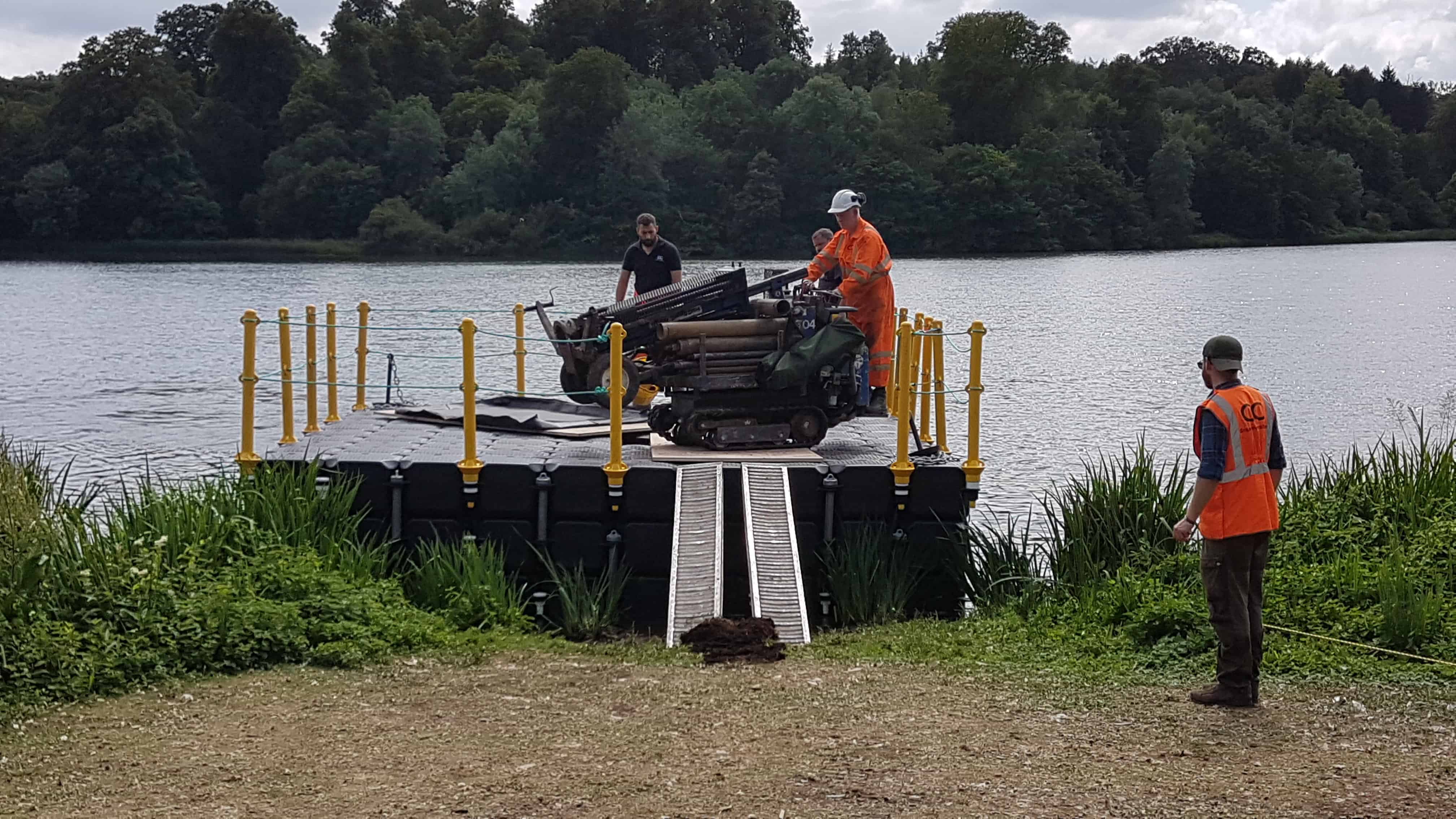 Three tier modular cubes at Blenheim Palace