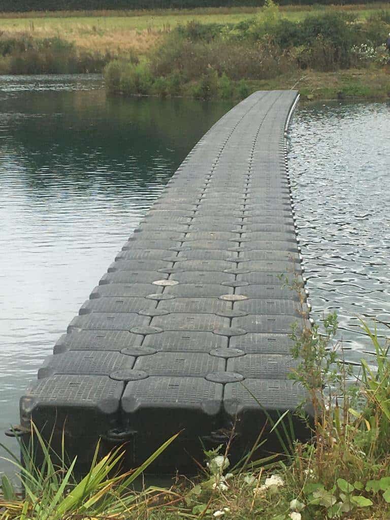 The Wright Event - 1.5x40m modular cube pontoon