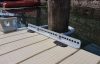 Pile Bracket on Rotodock Pontoon. Pile not supplied by us. Fareham, Hampshire.