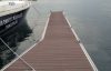 marine dock pontoon finger with cleats