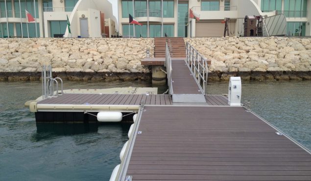 marine dock pontoon