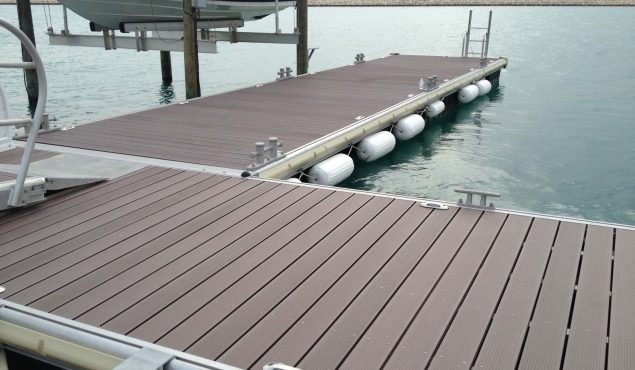 marine dock pontoon