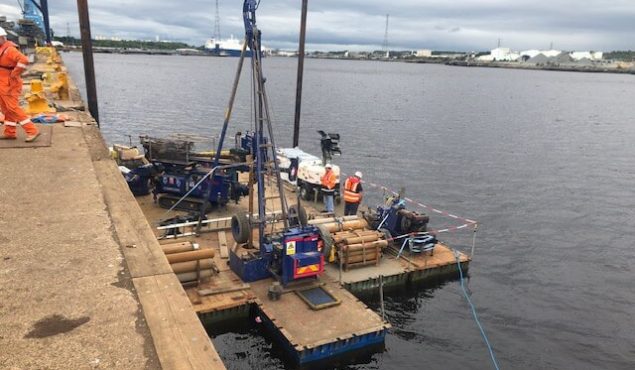 Nato pontoon used for commercial pipeworks